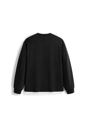 Men's Casual Relaxed Henley Sweatshirt