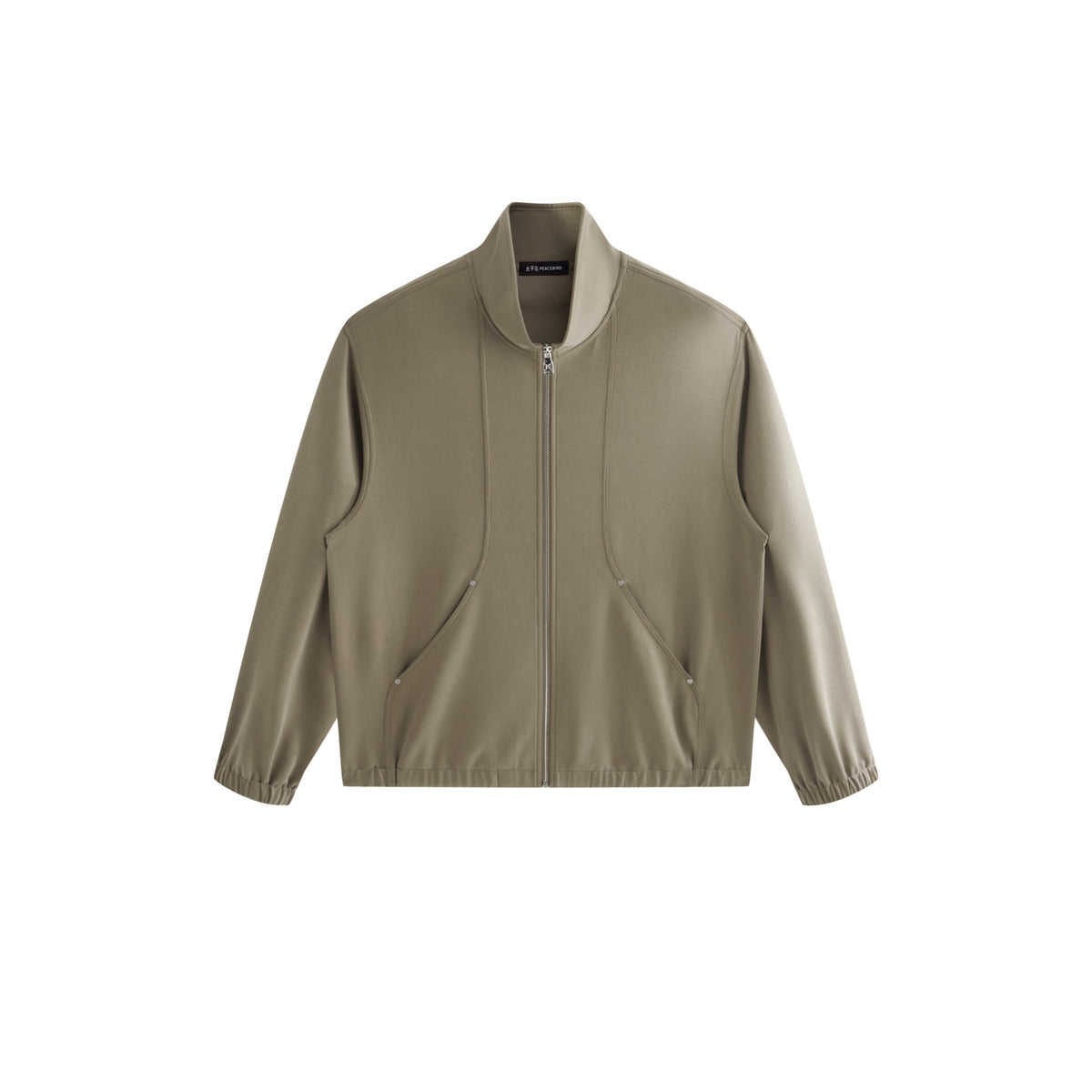 Men's Casual Modal Stand-Collar Hoodie Jacket