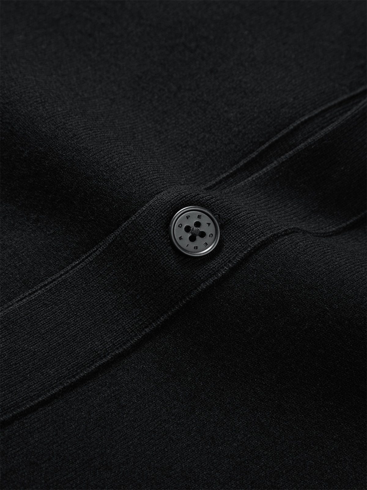 Men's Embroidered Collar Knit Cardigan