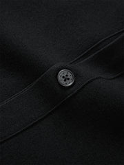 Men's Embroidered Collar Knit Cardigan