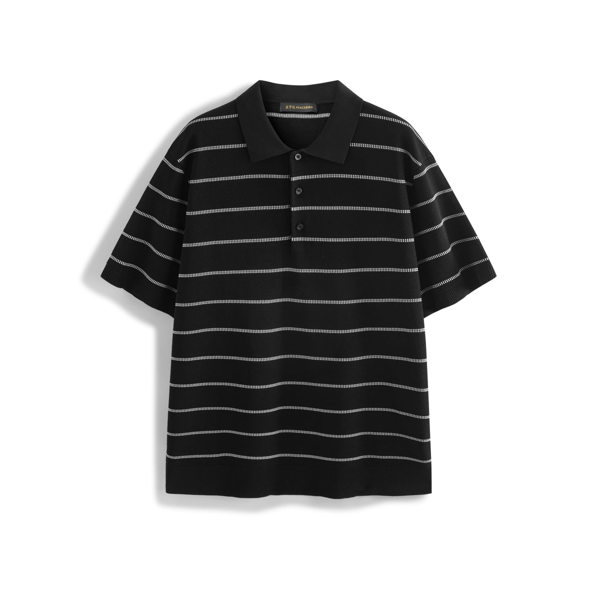 Men's casual moisture-wicking breathable polo shirt