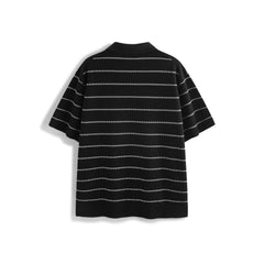 Men's casual moisture-wicking breathable polo shirt