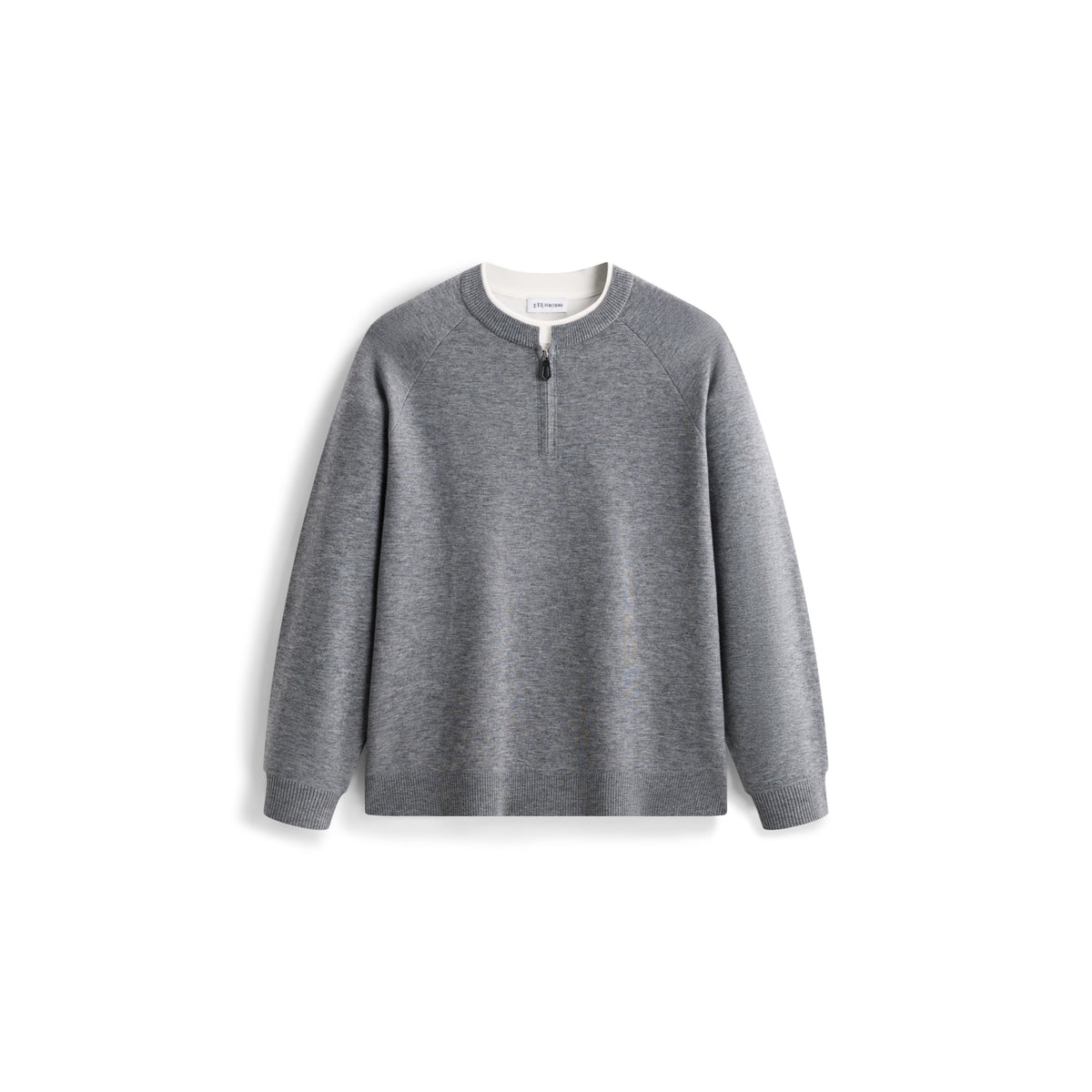 Men's Wool-Blend Faux-Layer Knit Pullover