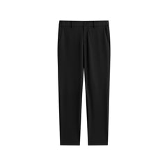 Men's Slim-Fit Embroidered Waistband Trousers
