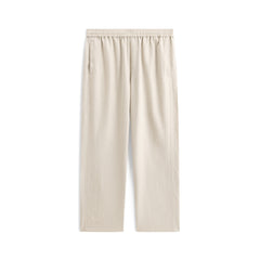 Men's Casual Linen-Texture Wide-Leg Pants