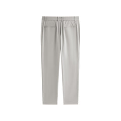 Men's Slim-Fit Trousers with Mulberry Silk