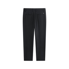 Men's Casual Stretch Black Cropped Pants