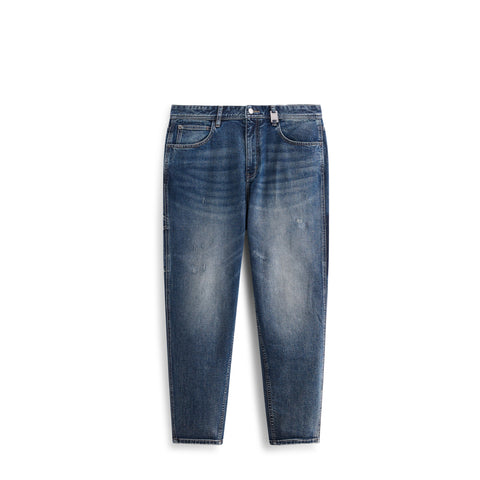 *US Final Sale* Men's Distressed Tapered Jeans with Pocket Detail