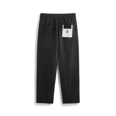 Men's Elastic-Waist Lyocell Straight-Leg Jeans