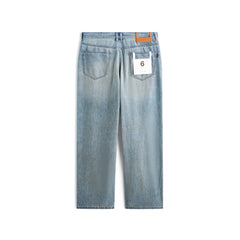 Men's casual loose jeans