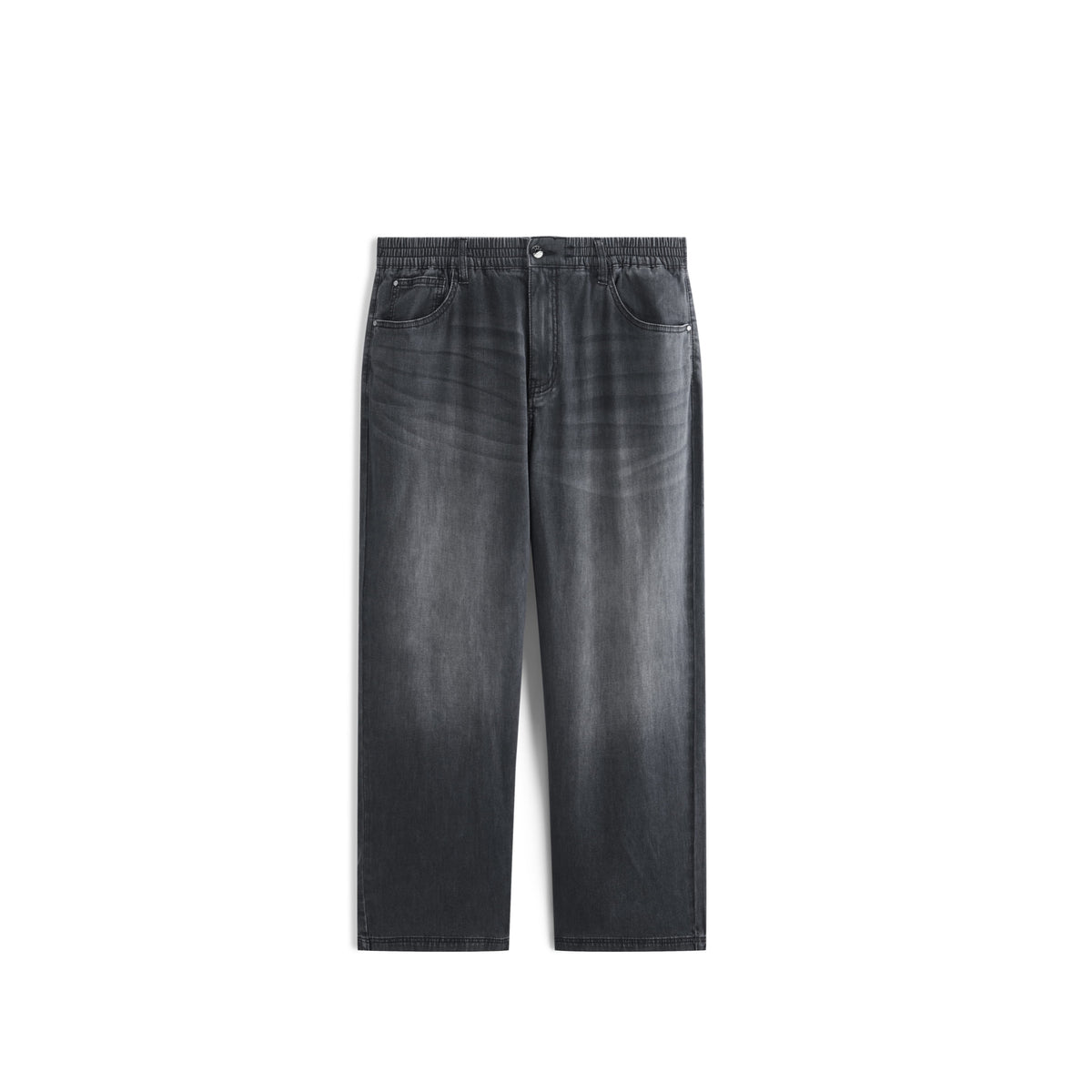 Men's Casual Relaxed Straight-Leg Denim Jeans