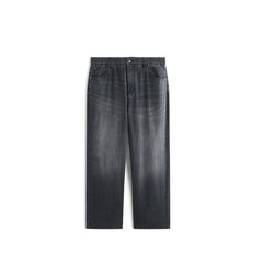 Men's Casual Relaxed Straight-Leg Denim Jeans