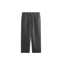 Men's Old Money Style Drape-Fit Textured Jeans