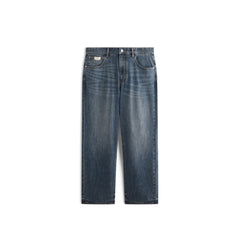 Men's Casual Washed Tapered Jeans