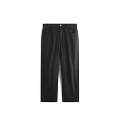 Men's Casual Textured Tapered Jeans