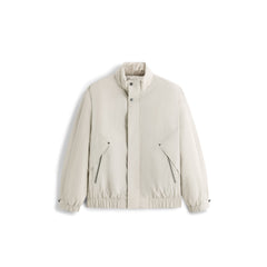 Men's Casual Beige Jacket-Style Down Jacket