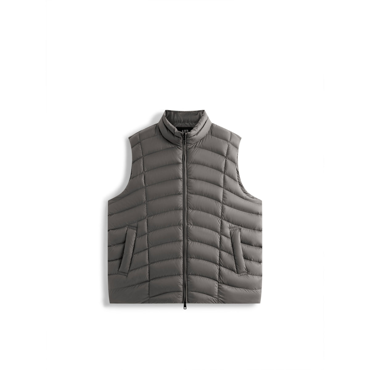 Men's Casual Grey 90% Duck Down Lightweight Down Vest