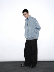 Men's Stand-Collar Relaxed Jacket