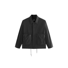 Men's Casual Embroidered Cargo Jacket