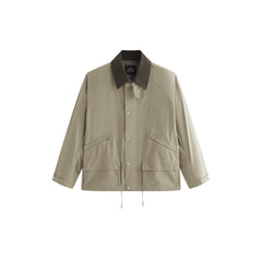 Men's Barn-Style Lapel Safari Jacket