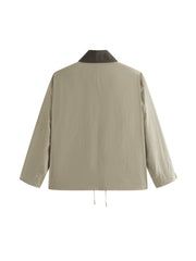 Men's Barn-Style Lapel Safari Jacket
