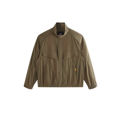 Men's Cargo-Style Stand-Collar Solid Jacket