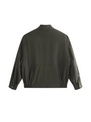 Men's Vintage Aircraft-Buckle Brown Jacket