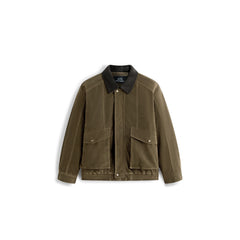 Men's Casual Barn-Style Suede-Texture Jacket