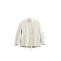 Men's Casual Plaid Faux-Layer Shirt