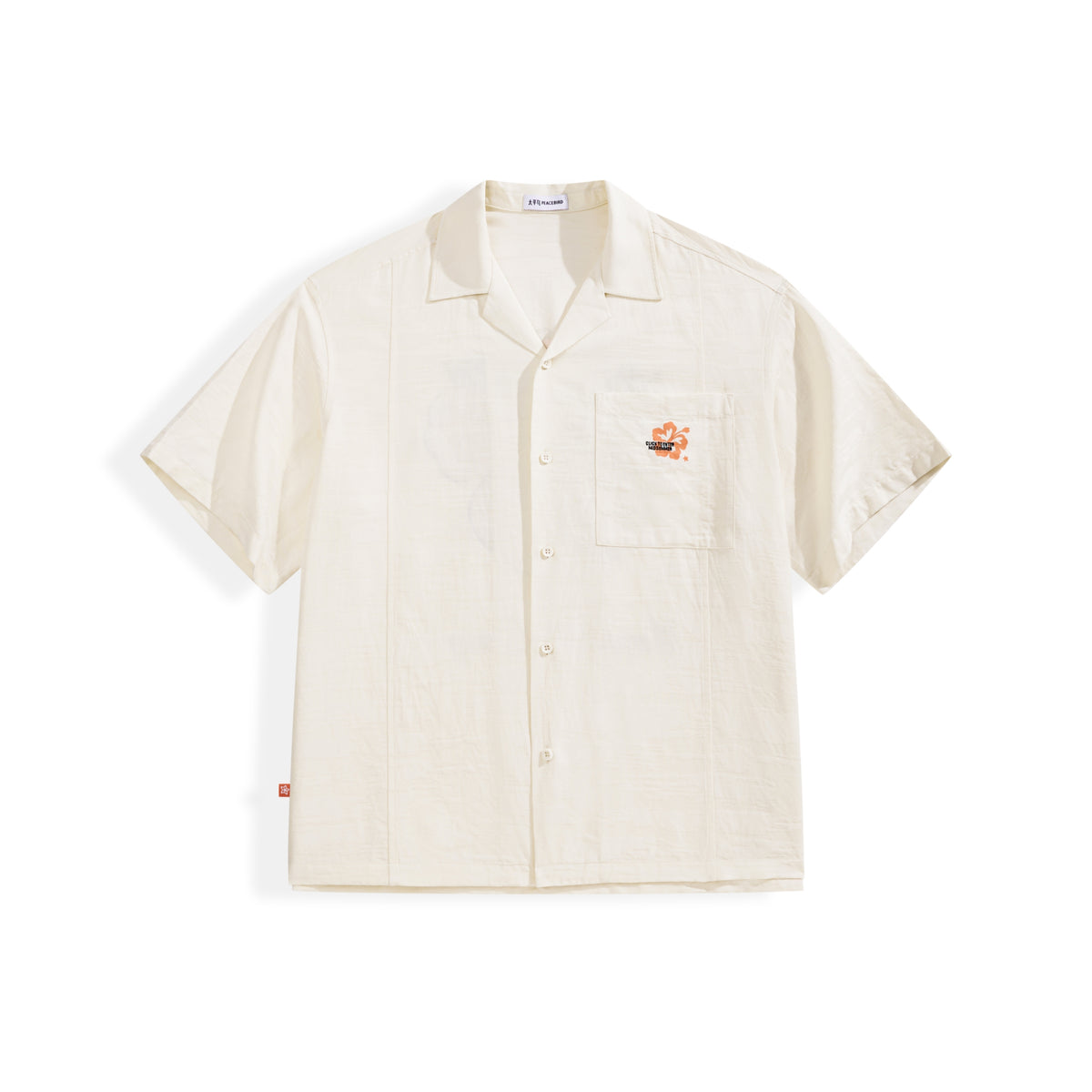 Men's Vacation Jacquard Short-Sleeve Shirt