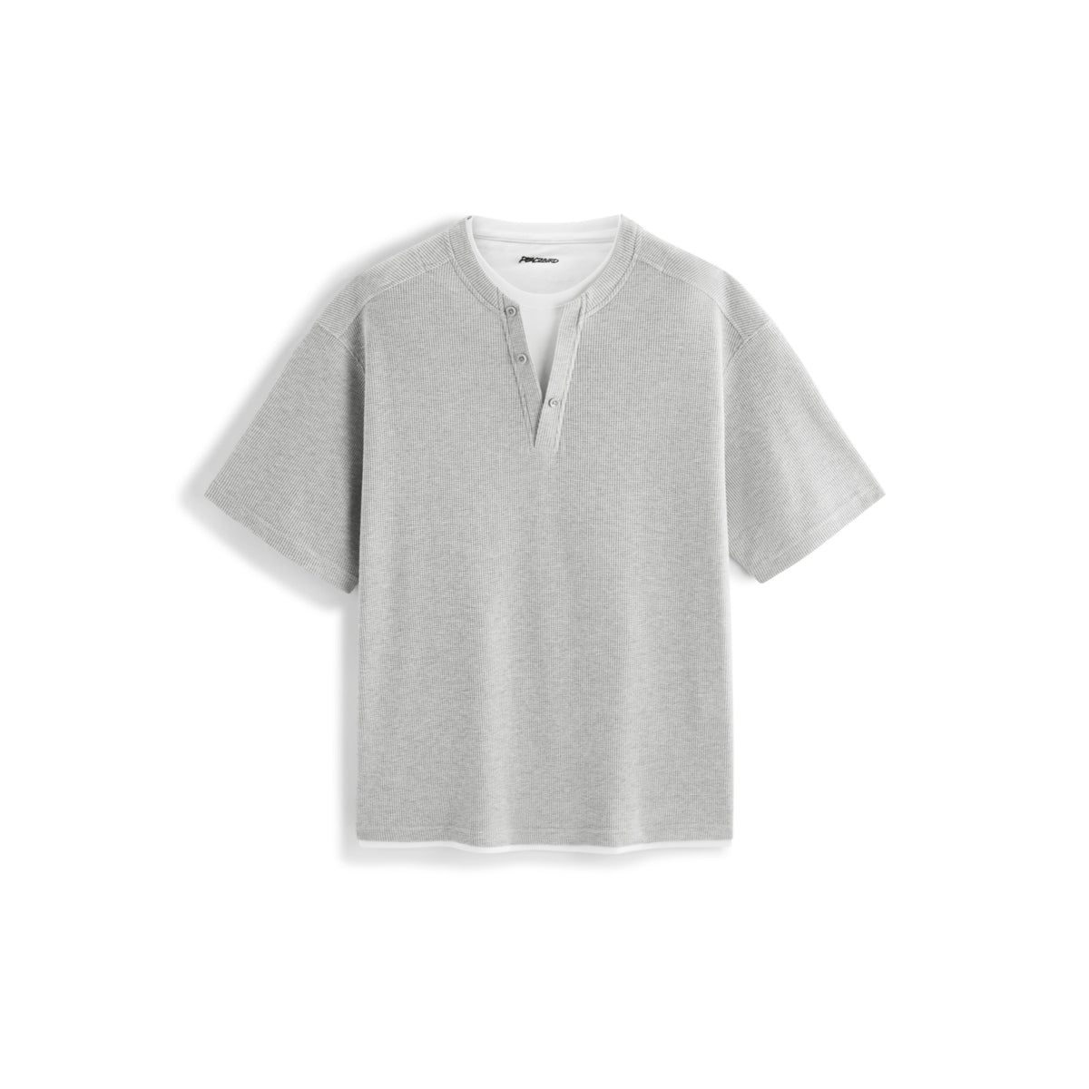 Men's Contrast Fake Layered Short-Sleeve T-Shirt