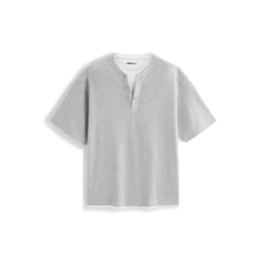 Men's Contrast Fake Layered Short-Sleeve T-Shirt