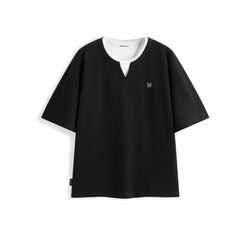 Men's Contrast Layered-Look T-Shirt