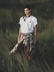 Men's Casual Contrast Plaid Shirt
