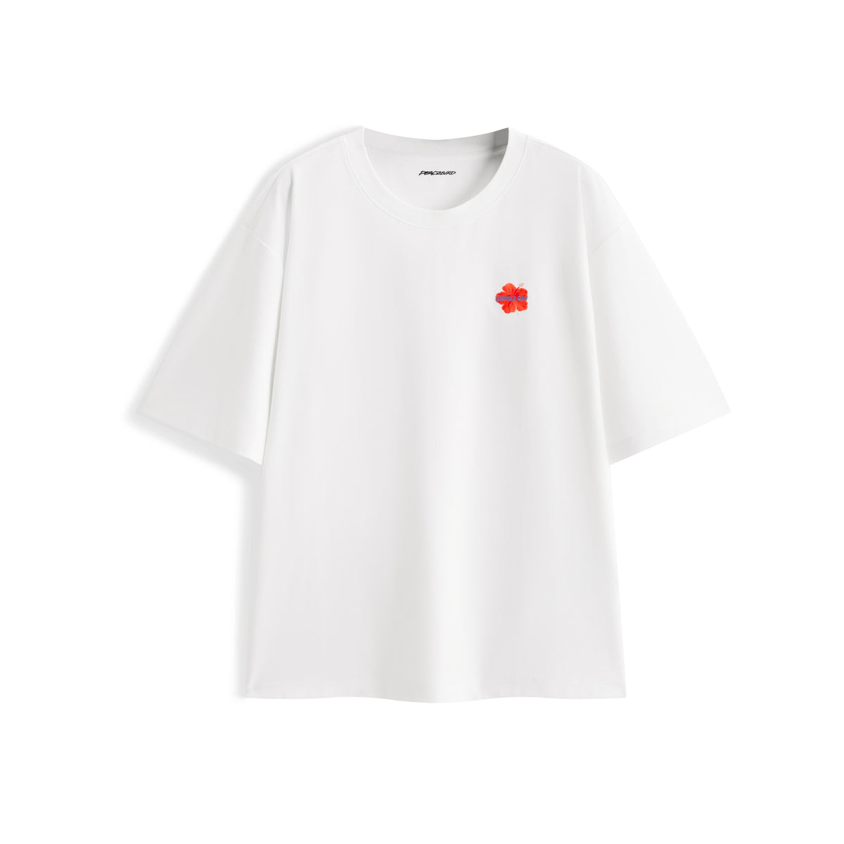Men's American-style Color-block Printed T-shirt
