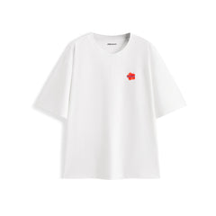 Men's American-style Color-block Printed T-shirt