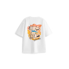 Men's Casual Wheat-Field Puppy T-Shirt
