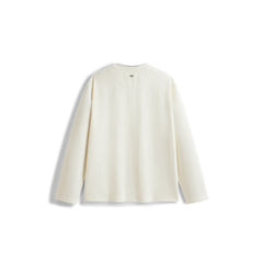 Men's Casual Cream Henley Sweatshirt