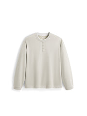 Men's Commuter Herringbone Faux Two-Piece Knit Top