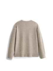 Men's Casual Henley Neck Faux Two-Piece Knit Top
