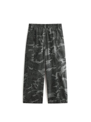 Men's American Vintage Camo Relaxed-Fit Jeans