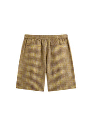Men's Vacation Style Vintage Plaid Pants