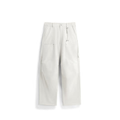 Men's Casual White Parachute Pants
