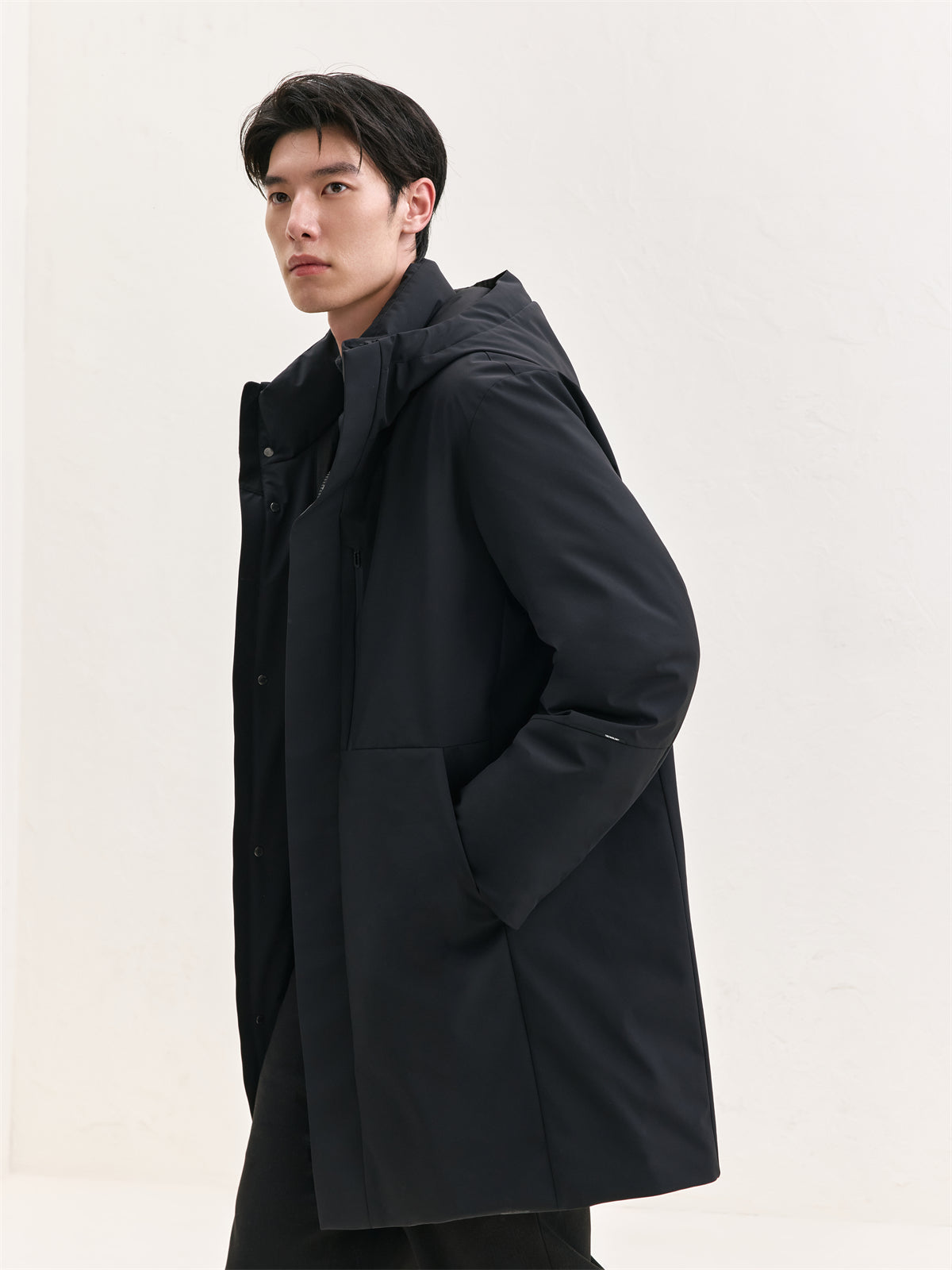 Men's Elegant Waterproof Long Puffer Jacket