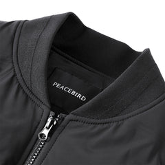 Men's Zip Baseball Puffer Jacket