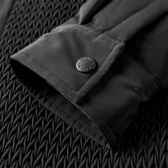 Men's Spliced Quilted Textured Puffer Jacket