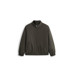 Men's Casual Harrington Stand-Collar White Duck Down Puffer