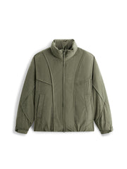 Men's American Streetwear Cold-Proof Stand-Collar Down Jacket
