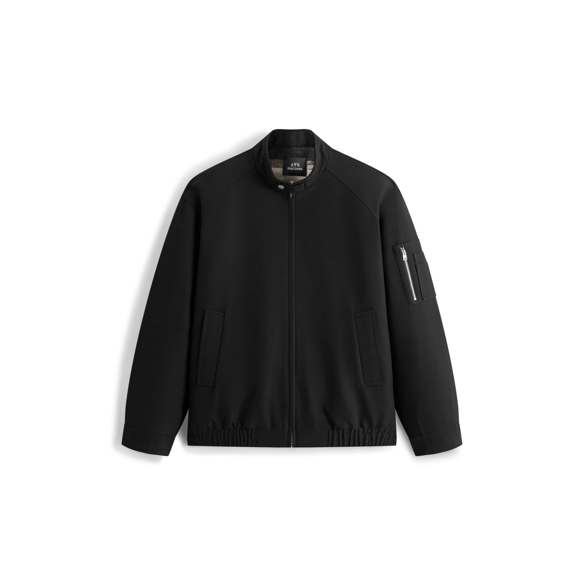 Men's Commuter Stand-Collar White Duck Down Jacket-Style Down Jacket