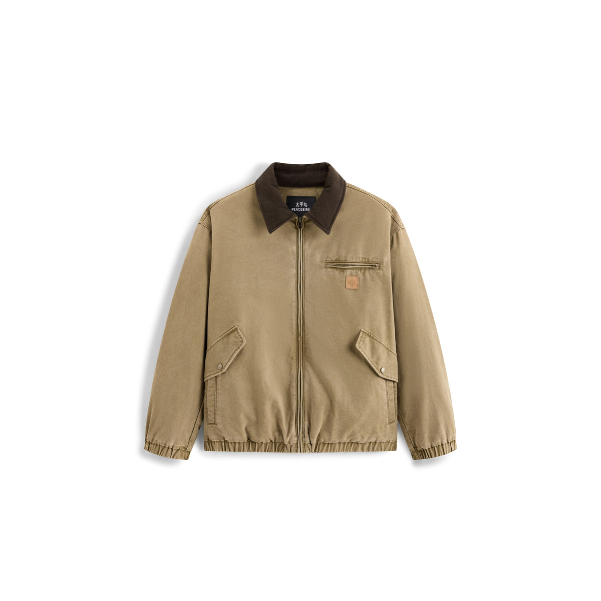 Men's Utility-Style 90% White Duck Down Jacket